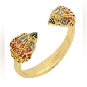 Kurt Geiger London Multicolor Crystal Pavè Eagle Head Gold-tone Hinge
Bangle
